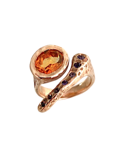 Bague Terra Citrine et Iolites d'Europe débarque