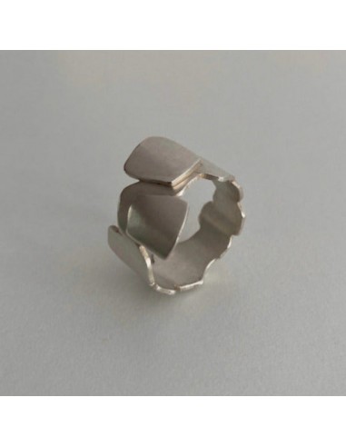 Bague Grande Pavé César - argent store