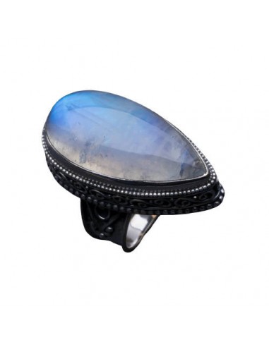 Bague Vintage cabochon Pierre de Lune  ''Afrodita'' la livraison gratuite