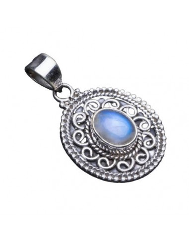 Pendentif Pierre de Lune  ''Protection et Sagesse'' pas chere