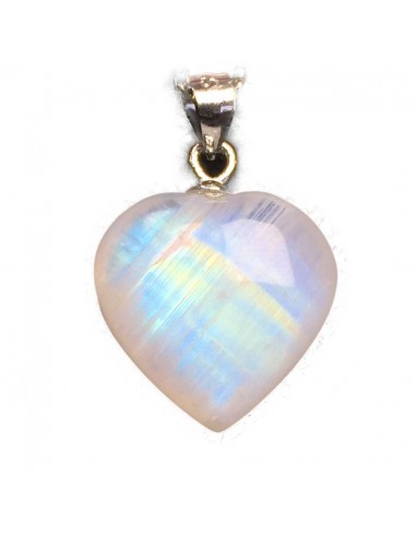 Pendentif Pierre de Lune ''Coeur Chaleureux'' JUSQU'A -70%! 