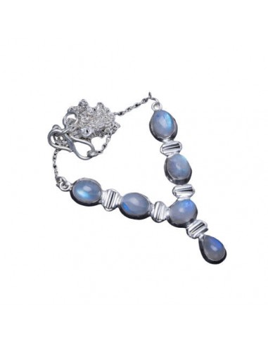 Collier Goutte Pierre de Lune Argent Sterling ''Lia'' Livraison rapide