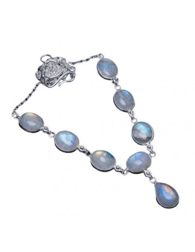 Collier Goutte Pierre de Lune  ''Sérénité'' Profitez des Offres !