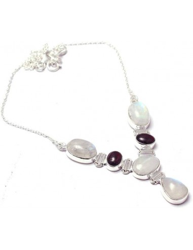 Collier Pierre de Lune Naturelle ''Rubel'' sur le site 