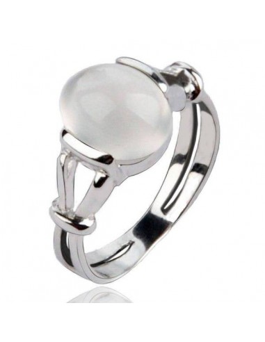 Bague Lune Argent Bella "Aube" hantent personnes