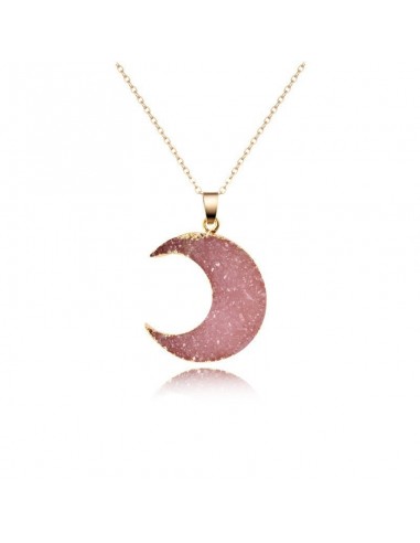 Collier Lune ''Rose'' de France