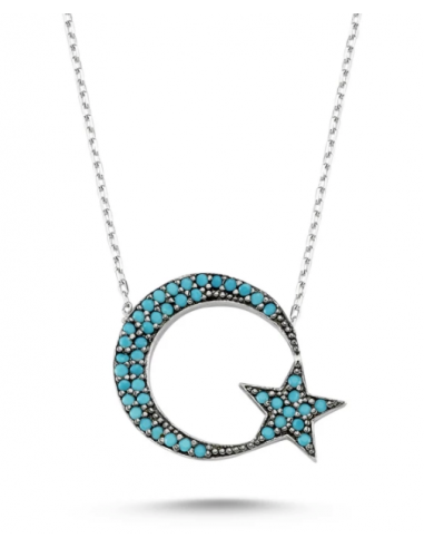 Collier Lune''Azur'' la colonne vertébrale