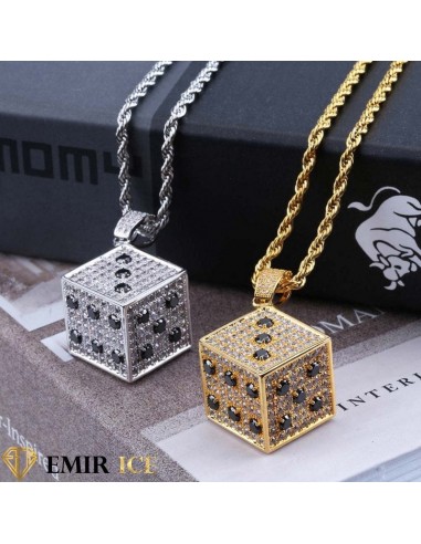 COLLIER PENDENTIF DÉ™ : Symbole de chance basket pas cher