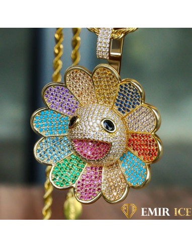 PENDENTIF SPINNER ROTATIF AVEC COLLIER EMOJI FLEUR MURAKAMI suggérées chez