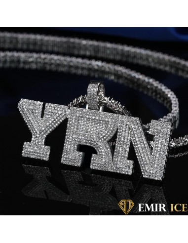 COLLIER PENDENTIF YRN OR BLANC meilleur choix