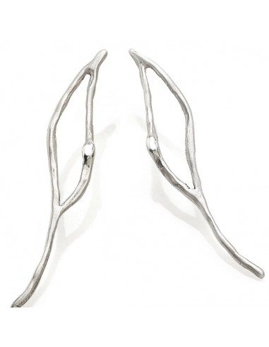 Boucles d'oreilles 2 lignes argent 2023