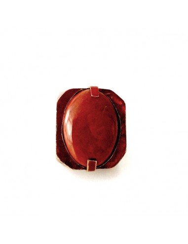 Bague Jaspe rouge shop