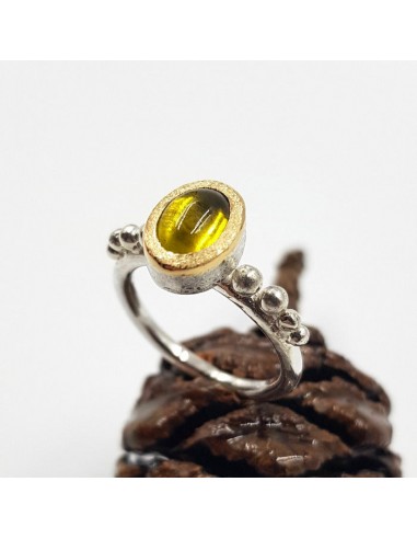 Bague Solo Tourmaline jaune Découvrez la collection